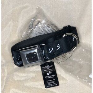 Buckle Down Dog Collar Size Small (13"-15") Black Friends The Television Series